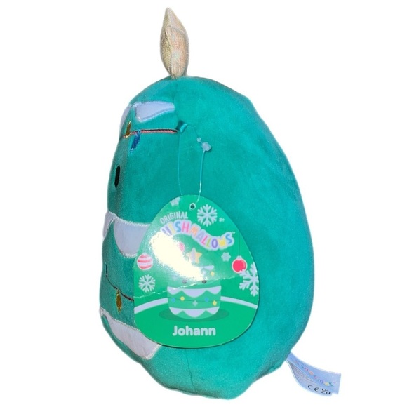 8” Squishmallow NWT Christmas Tree Johann 2022 Holiday Gifts - Picture 2 of 8